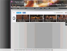 Tablet Screenshot of dancesports-tv.com